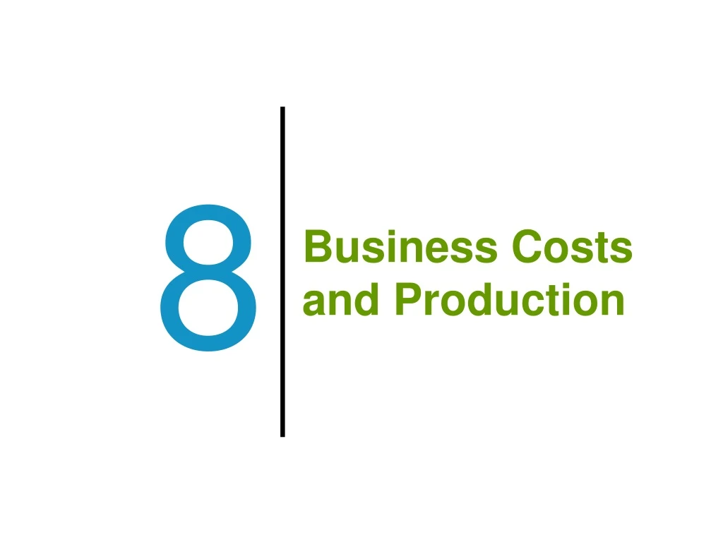 business costs and production