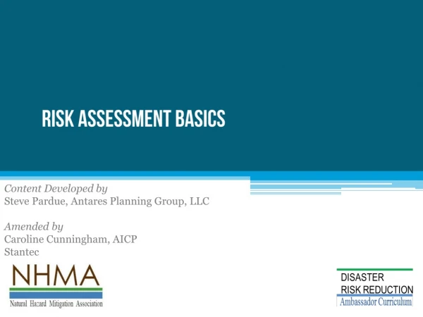 Risk Assessment Basics