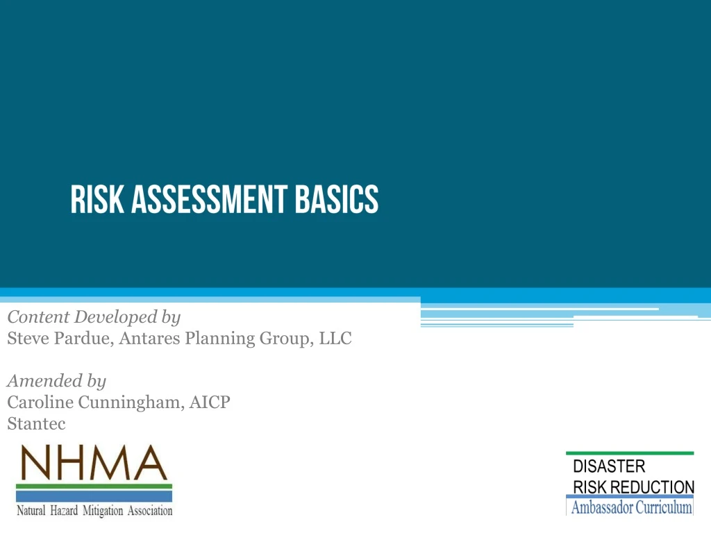 risk assessment basics