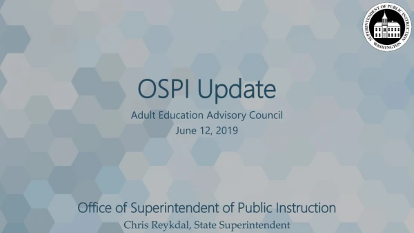 OSPI Update