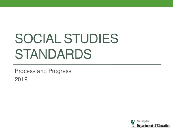 Social Studies Standards