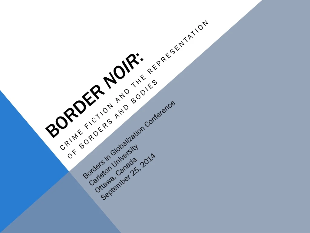 border noir