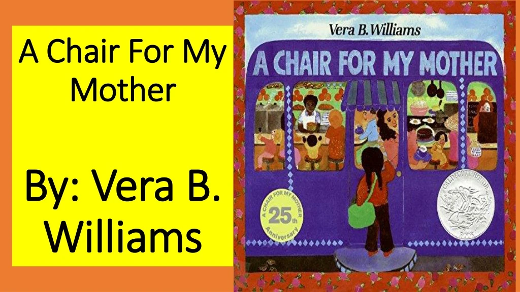 a chair for my mother by vera b williams