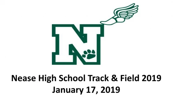 Nease High School Track &amp; Field 2019 January 17, 2019