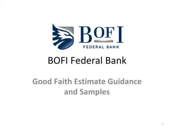 BOFI Federal Bank
