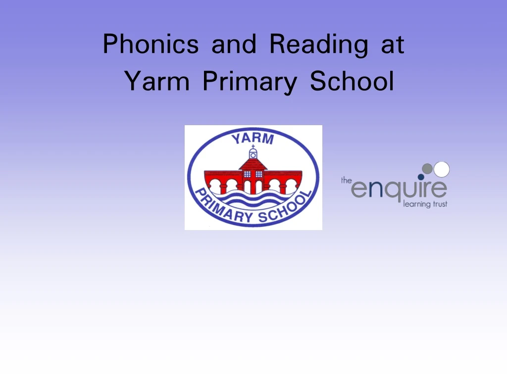 phonics and reading at yarm primary school