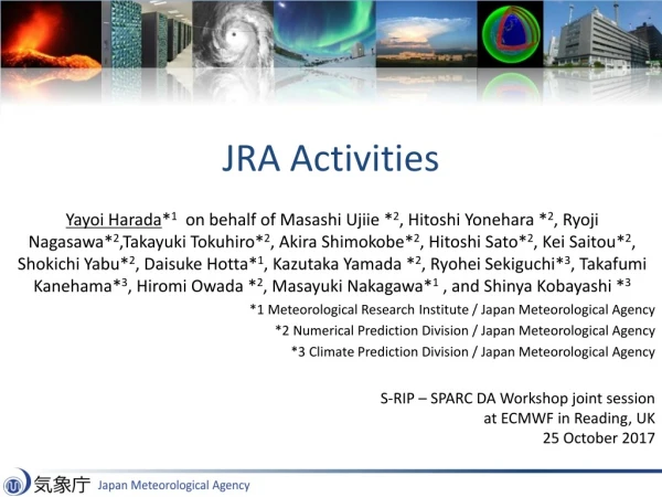 JRA Activities