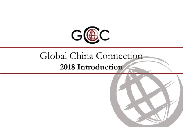 Global China Connection 2018 Introduction
