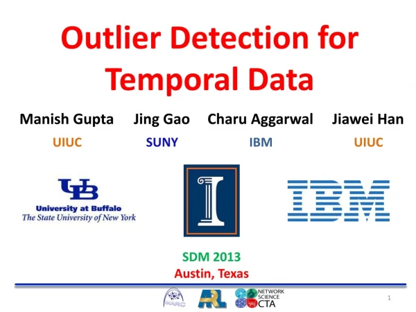 Outlier Detection for Temporal Data