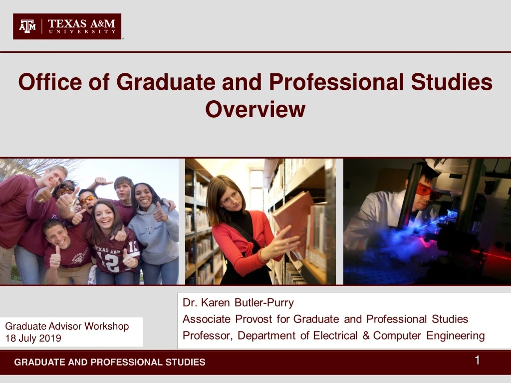 office of graduate and professional studies overview