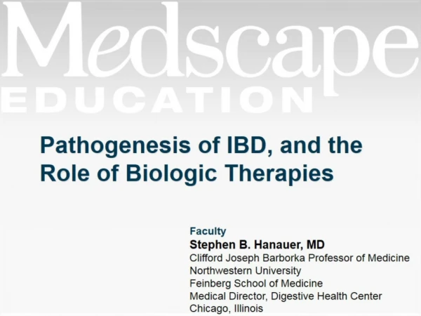 Pathogenesis of IBD, and the Role of Biologic Therapies