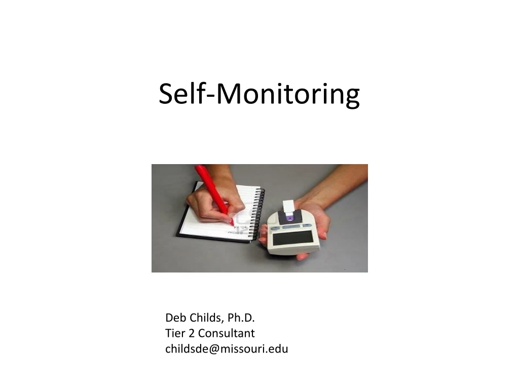 self monitoring