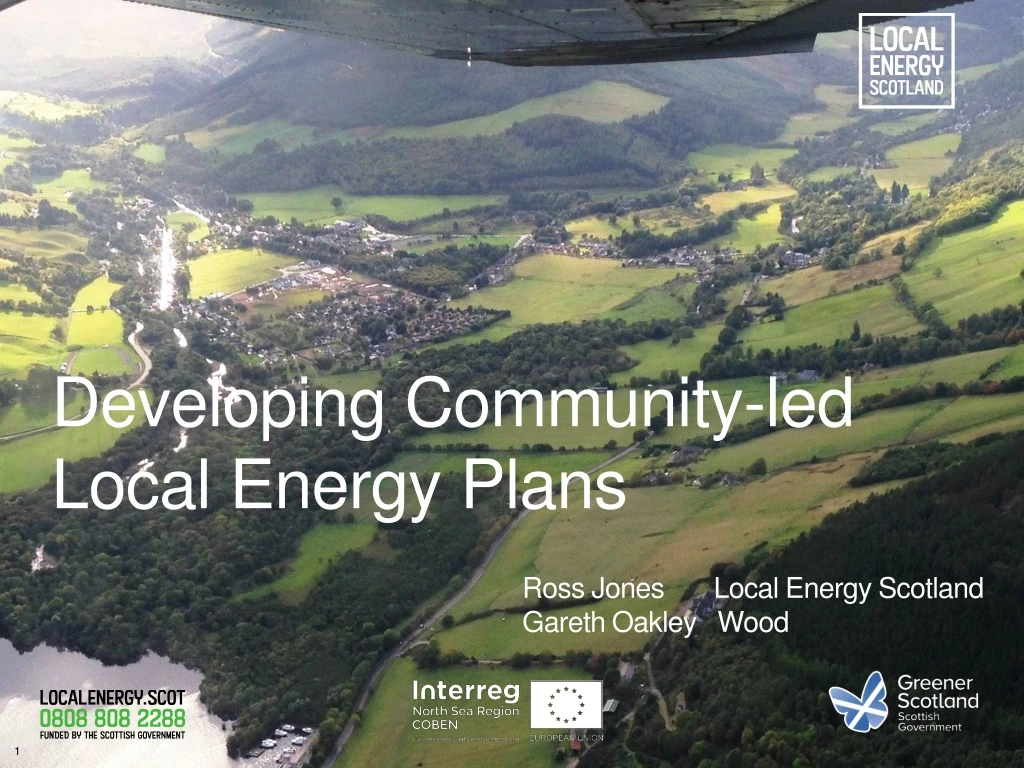 developing community led local energy plans