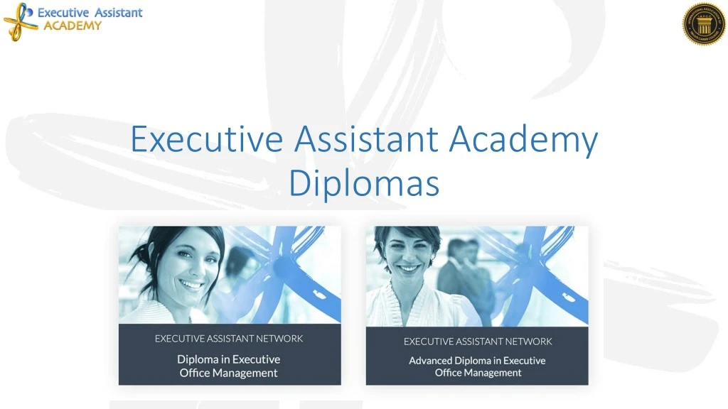 executive assistant academy diplomas