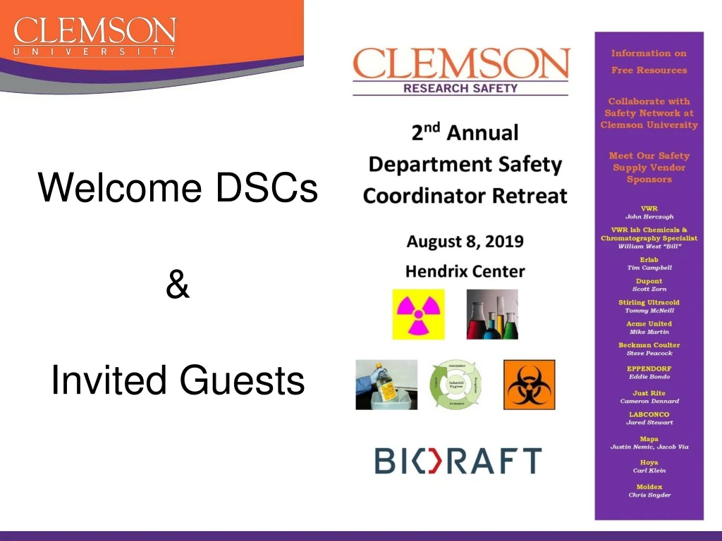 welcome dscs invited guests
