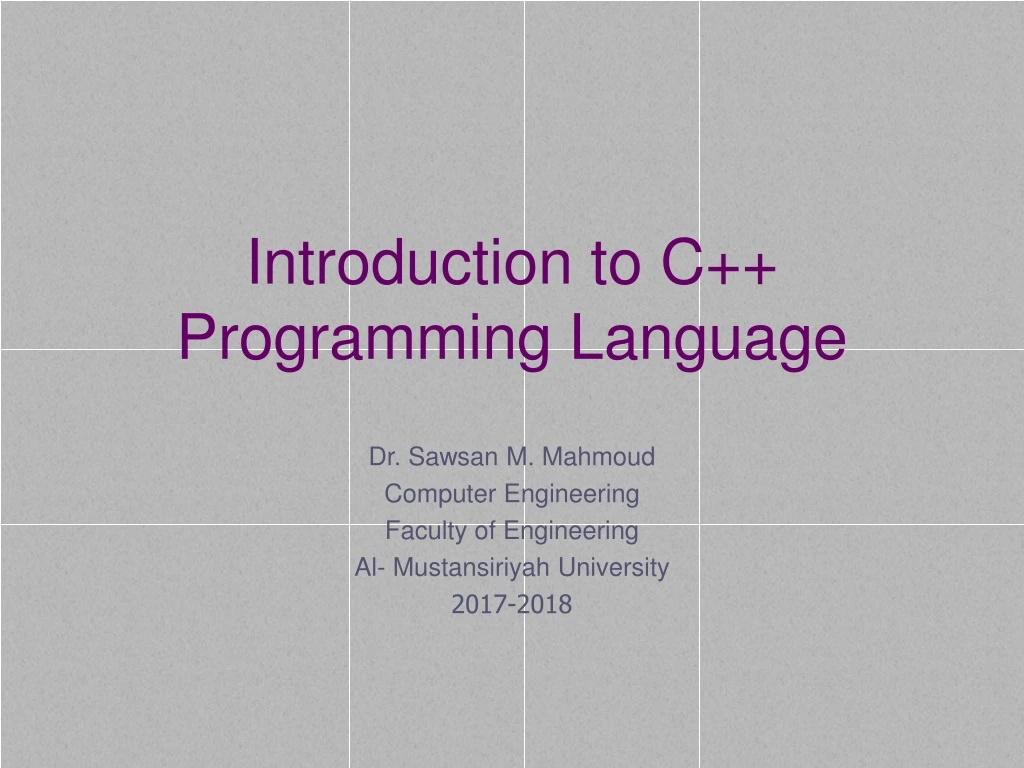 introduction to c programming language
