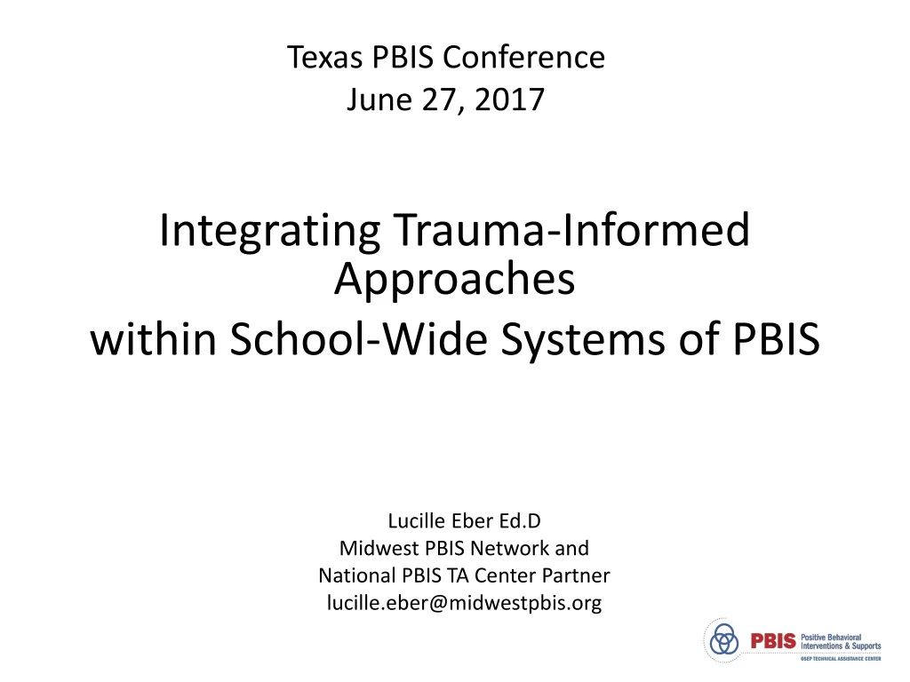 texas pbis conference june 27 2017