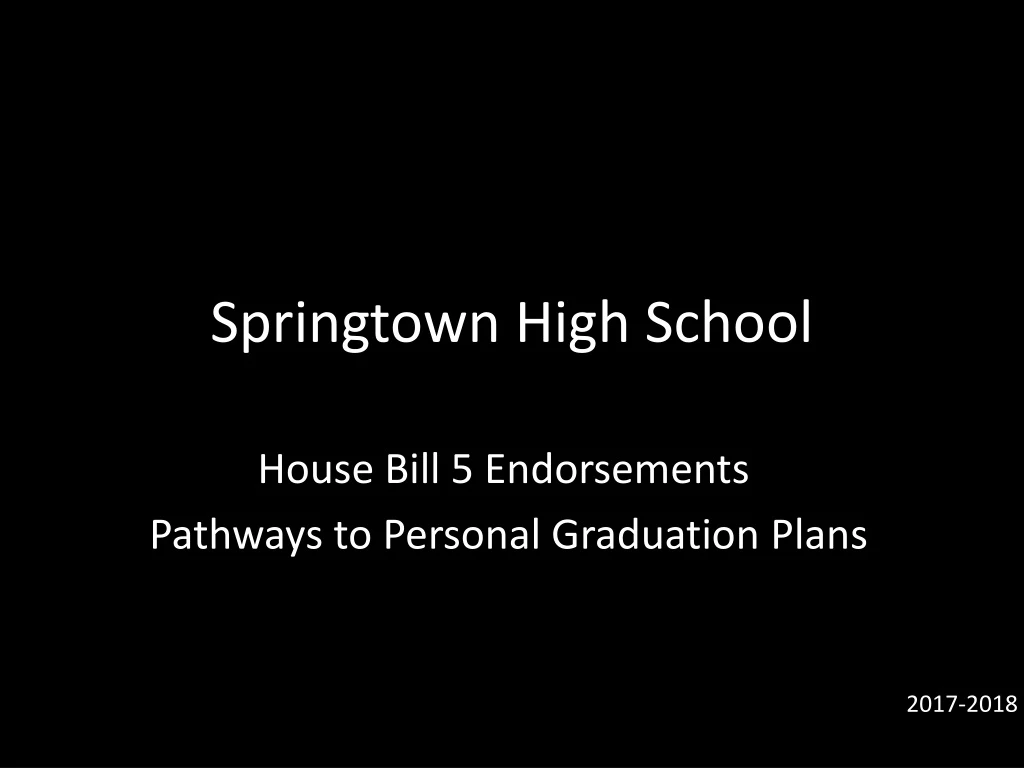 springtown high school