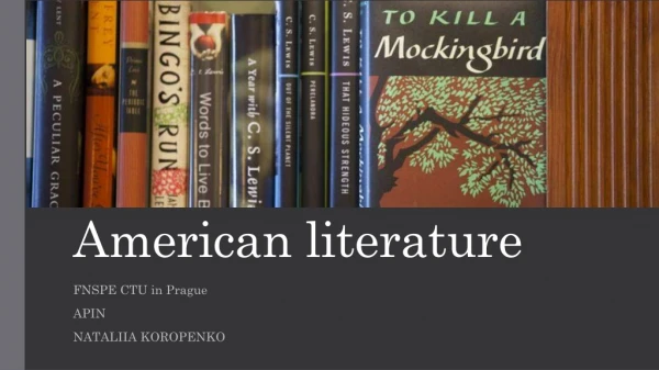 American literature