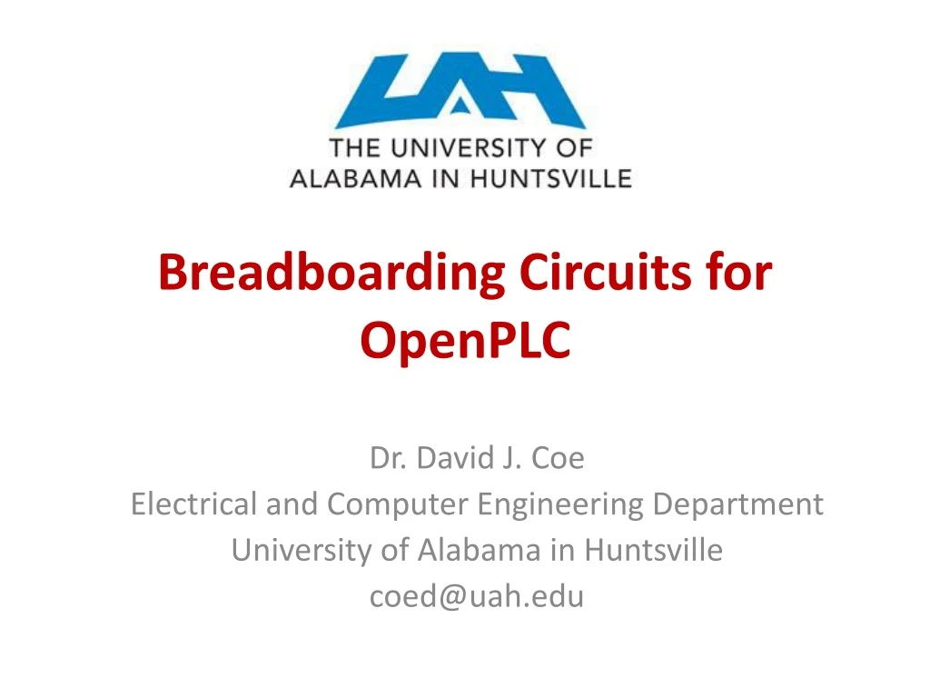 breadboarding circuits for openplc