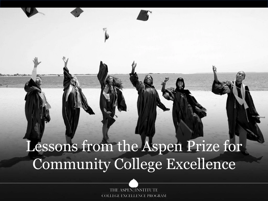 lessons from the aspen prize for community