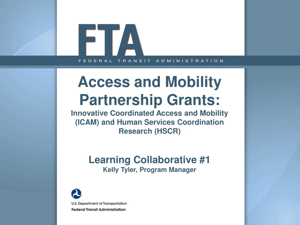 access and mobility partnership grants innovative