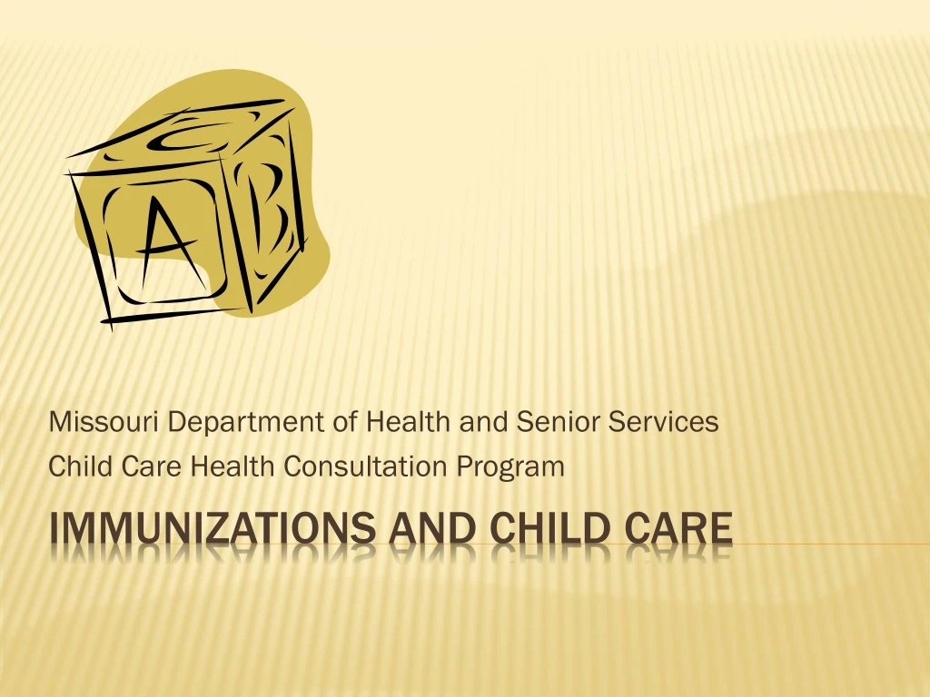 missouri department of health and senior services child care health consultation program