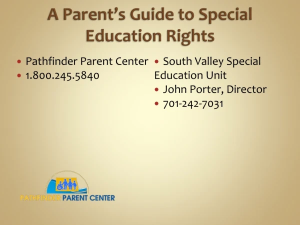 A Parent’s Guide to Special Education Rights