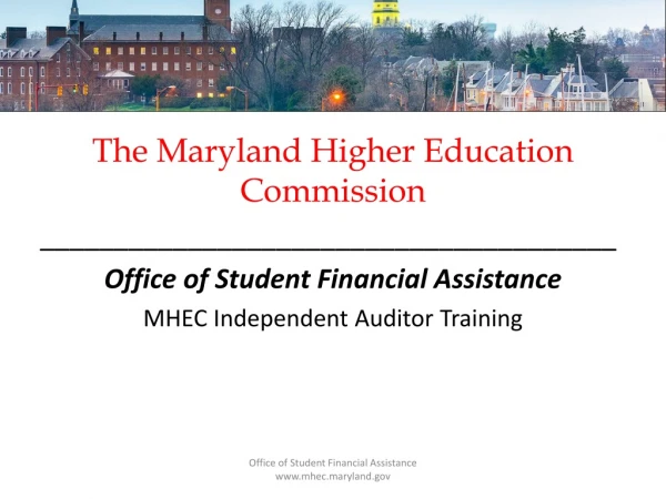 The Maryland Higher Education Commission _______________________________________