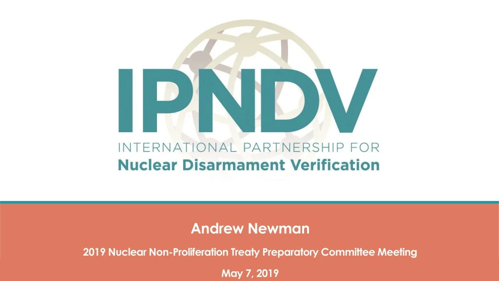 andrew newman 2019 nuclear non proliferation treaty preparatory committee meeting may 7 2019
