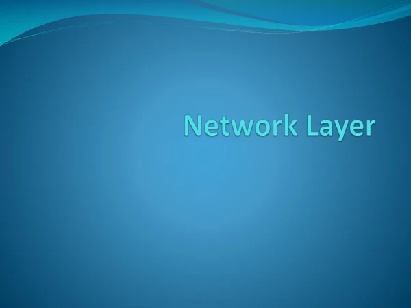 Network Layer