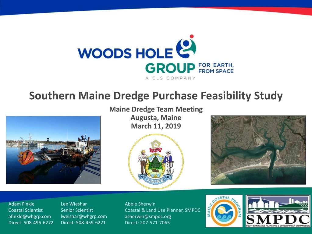 southern maine dredge purchase feasibility study