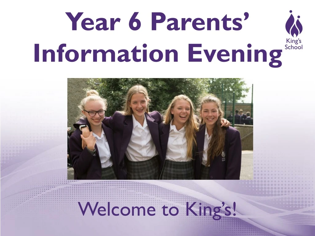 year 6 parents information evening