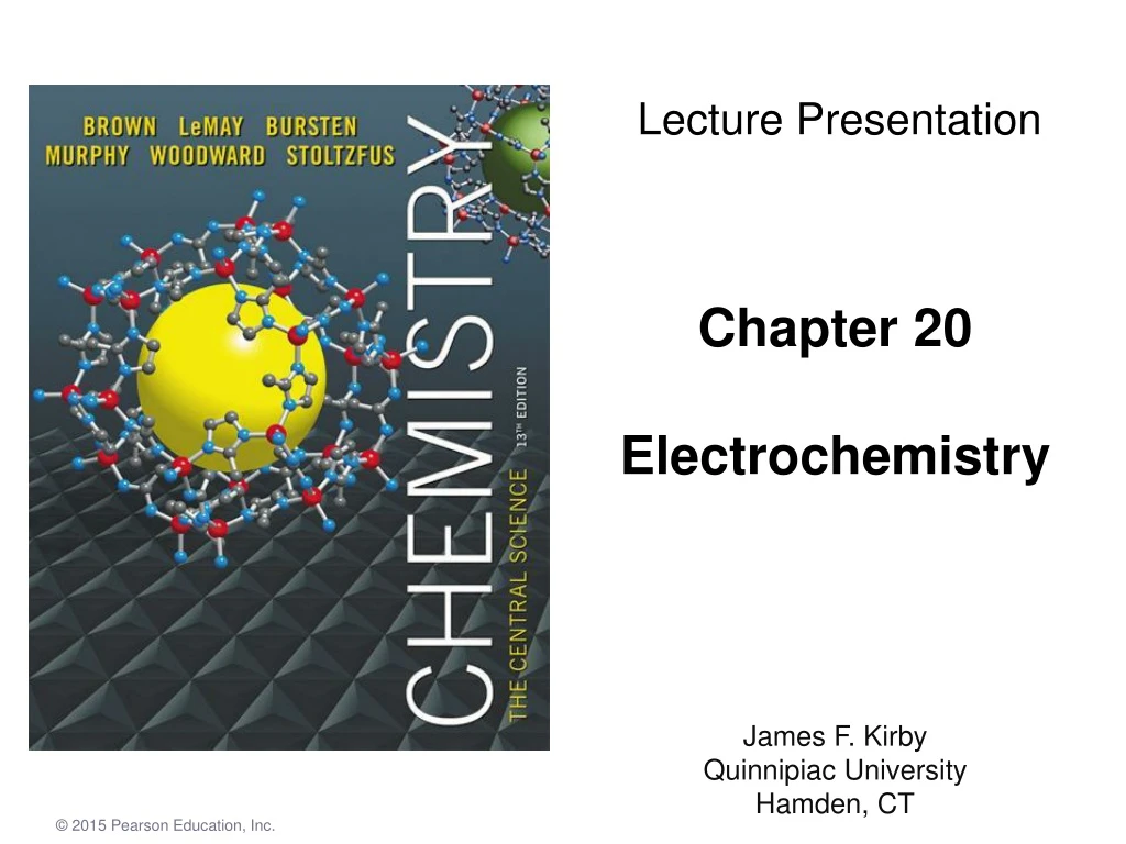 PPT - Chapter 20 Electrochemistry PowerPoint Presentation, Free ...