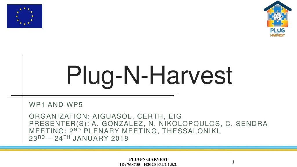 plug n harvest