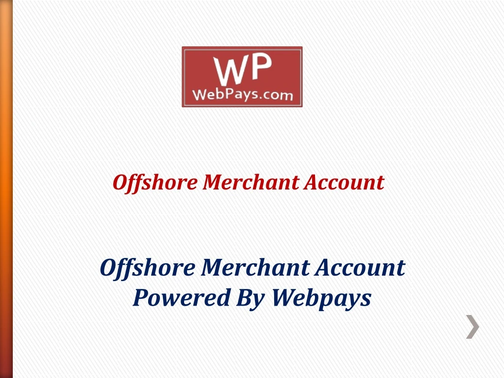 offshore merchant account