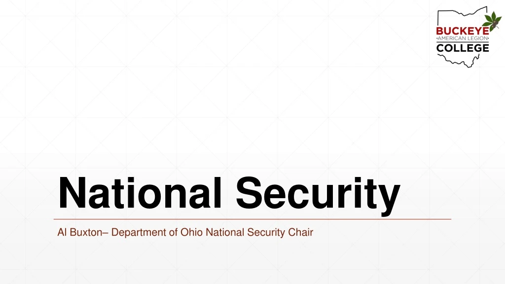 national security