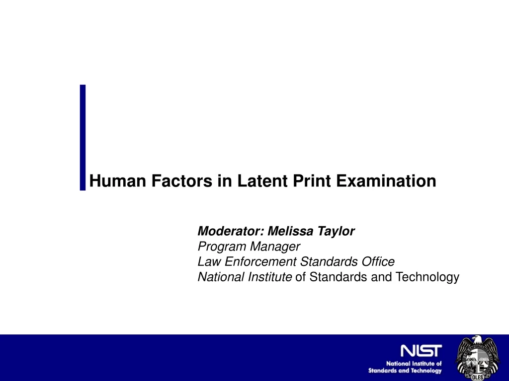 human factors in latent print examination