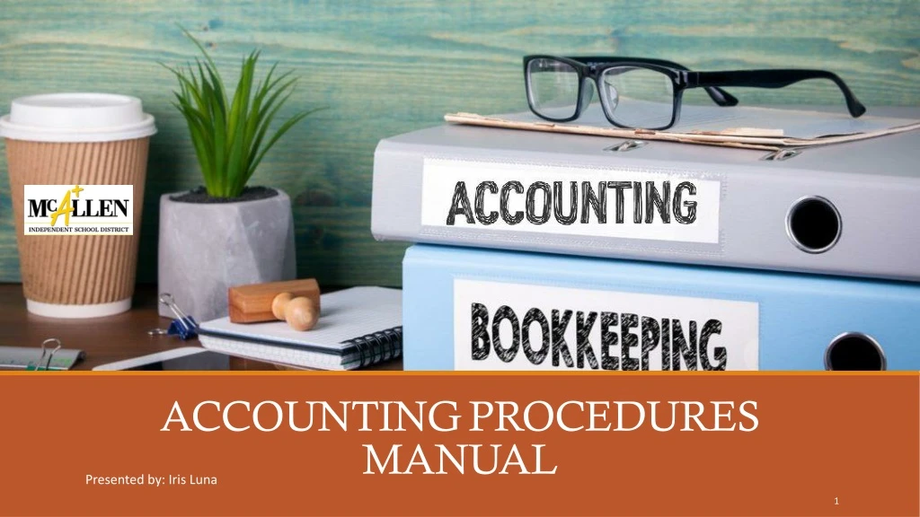 accounting procedures manual
