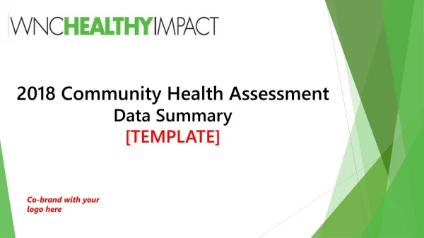2018 Community Health Assessment Data Summary [TEMPLATE]