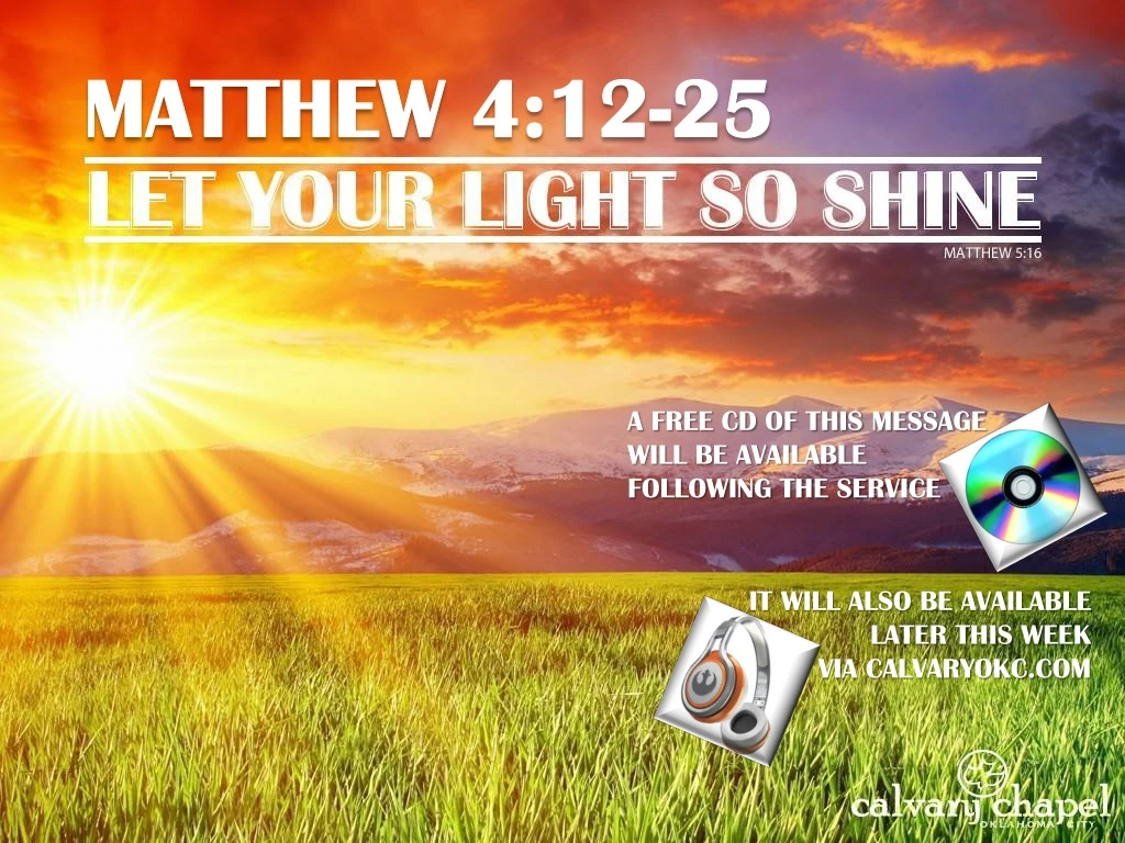 matthew 4 12 25