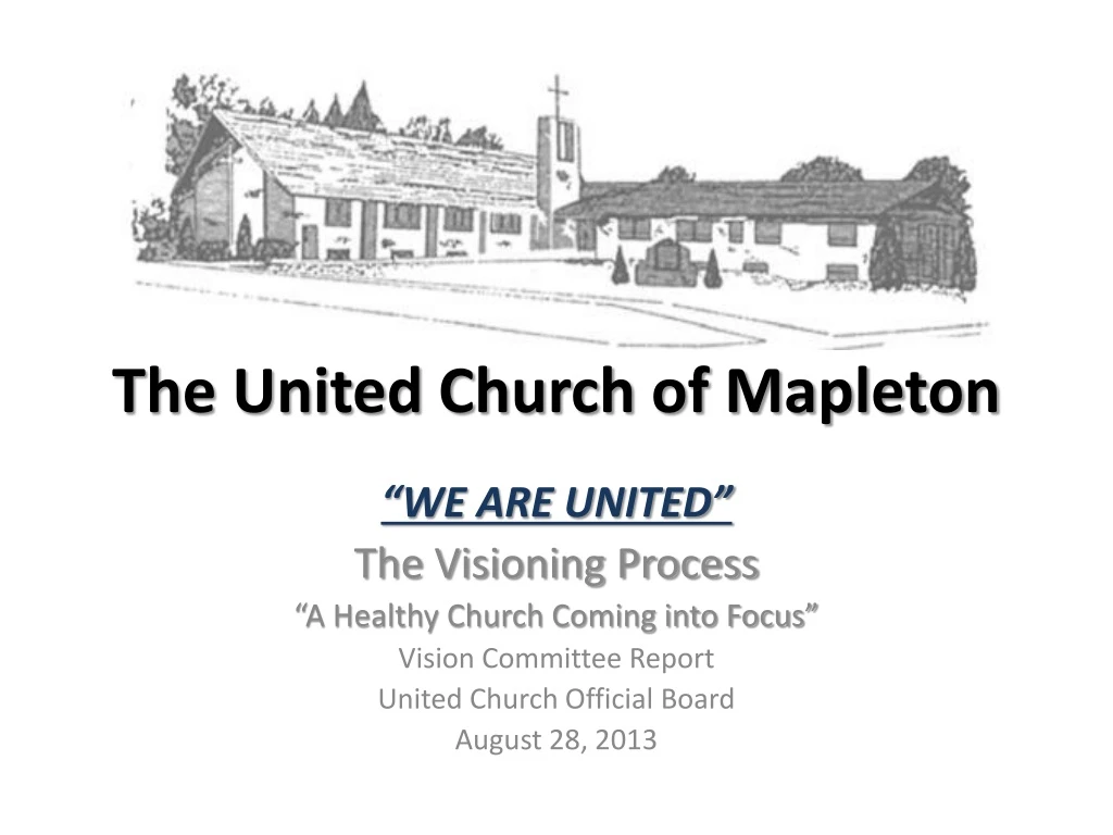 the united church of mapleton