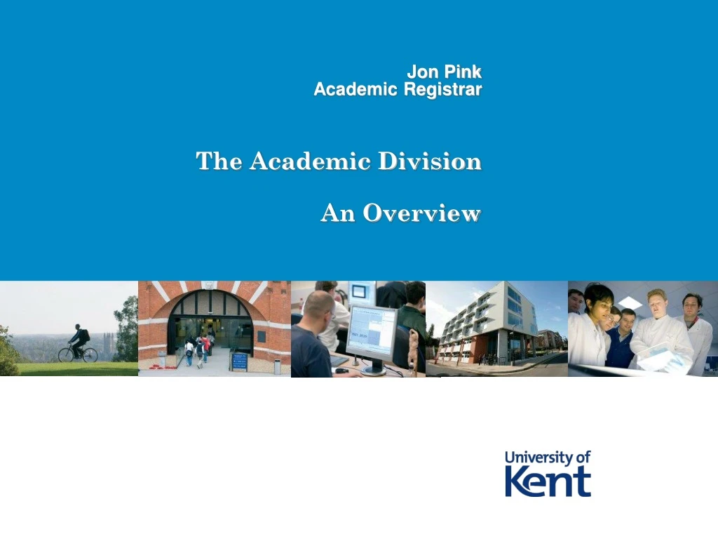 jon pink academic registrar