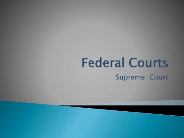 Federal Courts