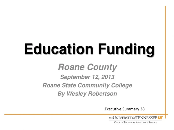 Education Funding