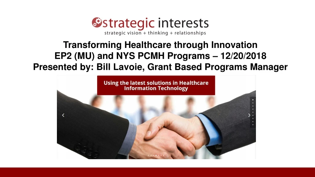 transforming healthcare through innovation