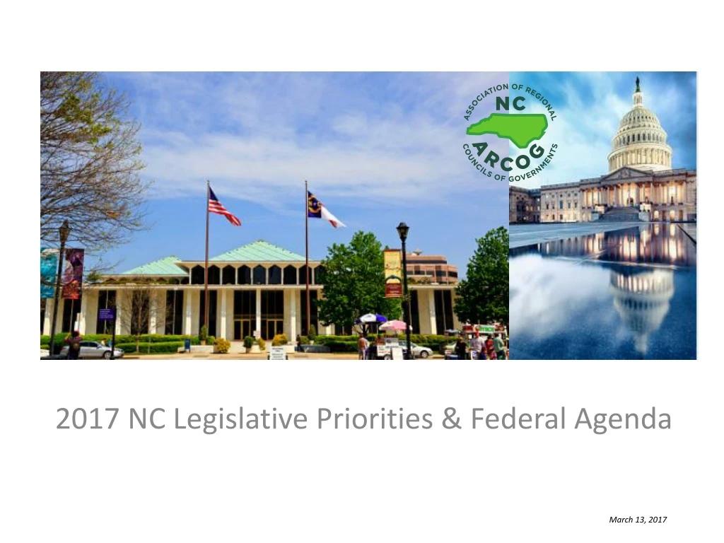 2017 nc legislative priorities federal agenda