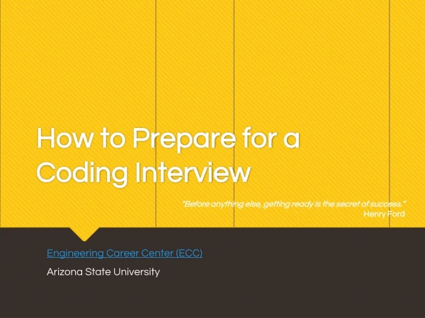 How to Prepare for a Coding Interview