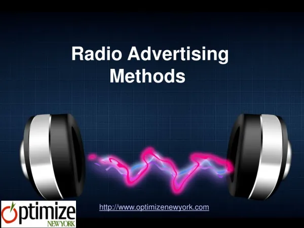 Radio Advertising Methods Your Business