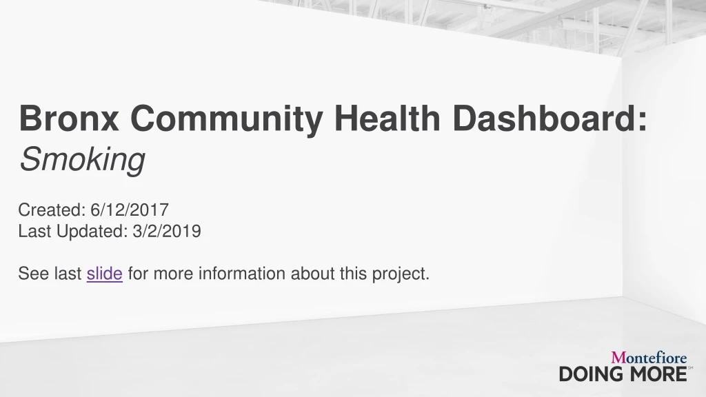 bronx community health dashboard smoking created